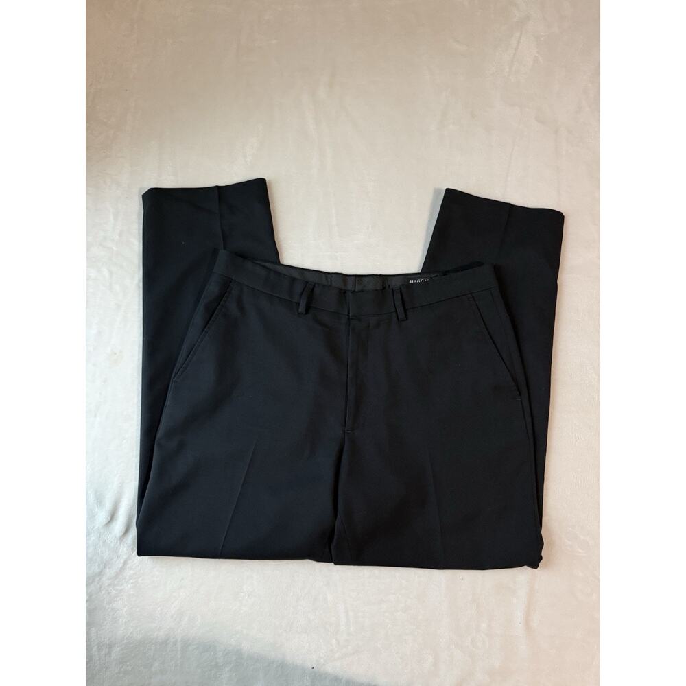 Haggar Tailored Fit Travel Performance Men’s Size 36 X 30 Dress Pants Formal